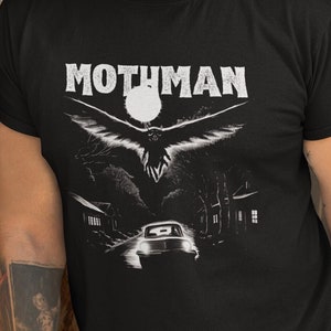 Mothman Shirt Cryptid Tshirt Cryptozoology West Virginia Mothman Tee Gift