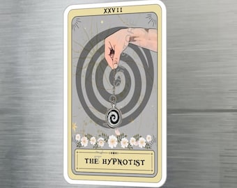 The Hypnotist Tarot Card Sticker: Hypnotherapist Waterproof Vinyl Laptop Decal