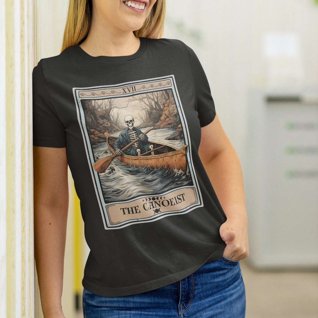 Canoe Shirt, the Canoeist Tarot Card Shirt, Canoeing Gift Ideas Canoer
