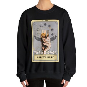 Bluza Whiskey, Bluza z Kartą Tarota Whiskey, Prezenty dla Miłośników Whiskey zdjęcie 6