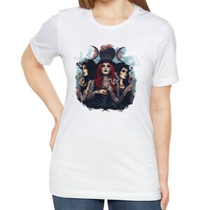 Camisa Stoner Witch Coven, Stoner Gifts Weed Camiseta Triple Moon Cannabis Witchy Shirt Stoner Coven Tee imagen 9