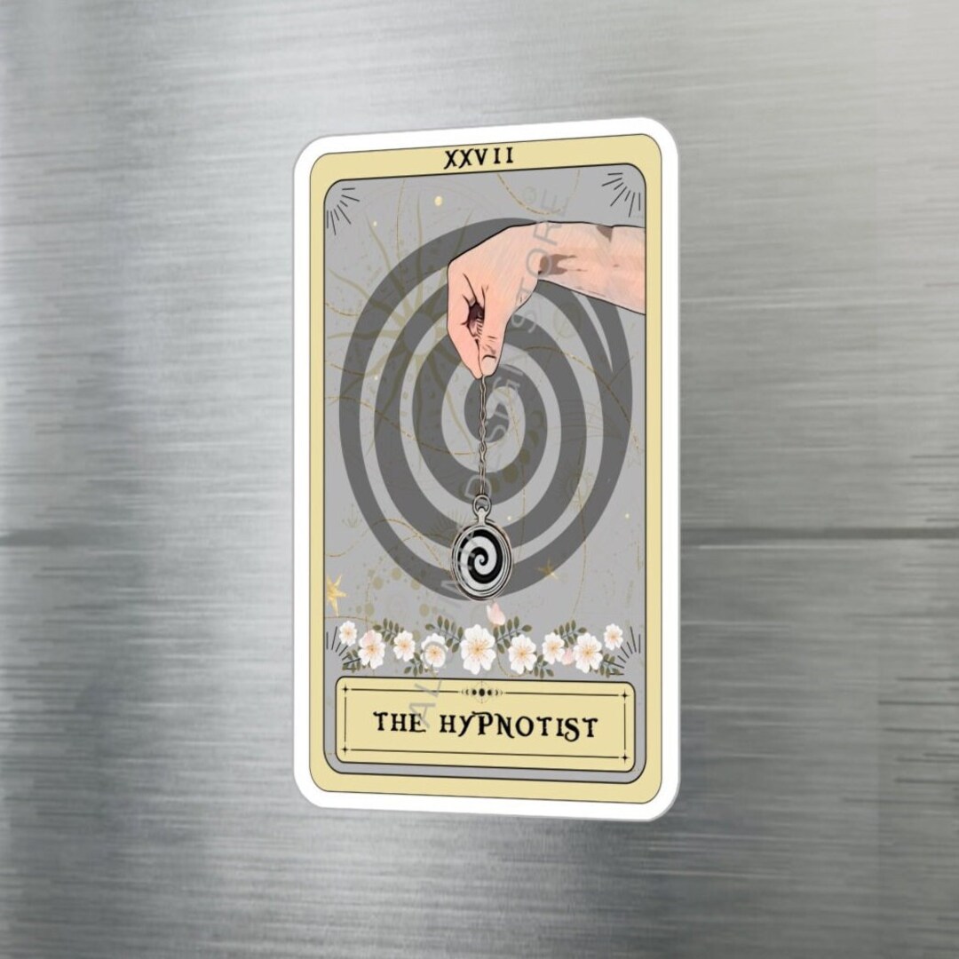 The Hypnotist Tarot Card Sticker: Hypnotherapist Waterproof Vinyl ...