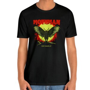 Mothman Shirt Cryptid Tshirt Cryptozoology West Virginia Mothman Tee Gift image 6