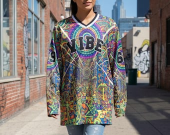 Rave Hockey Jersey, Personalized Name and Number Custom Hockey Jersey