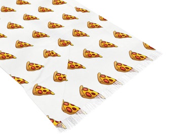 Bufanda de pizza Pizza Bufanda colorida Rave Pashmina Amante de la pizza 27" x 73" Muchos colores