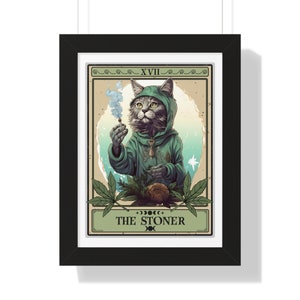 Cat Cannabis Art - Etsy New Zealand