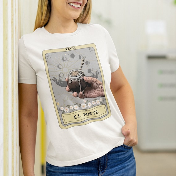 Camicia Yerba Mate Camicia per carte dei Tarocchi El Mate T shirt Yerba Mate Lover Gift Mate Plant Etsy Italia
