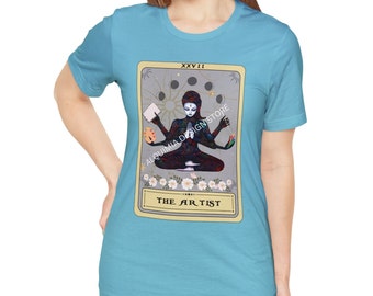 Tシャツ・カットソー SATUR Tarot Graphic Short Sleeve T-Shirt Classic Navy SA242U Unisex Jersey Short Sleeve Tee - Etsy