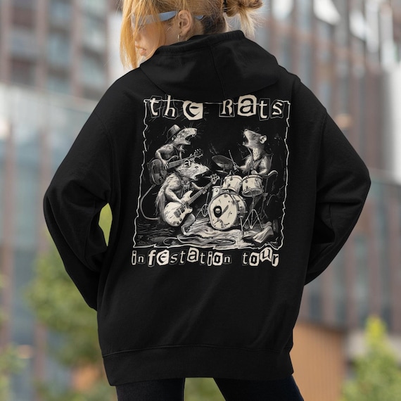 The Rats Infestation Tour Rat Hoodie, Rat Hooded Sweatshirt The Rats Infestation Tour Rat Hoodie, Rat Hooded Sweatshirt