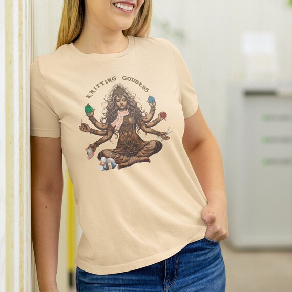Knitting Goddess, Knitter Shirt Knitting Lover Gift for Knitter T-shirt