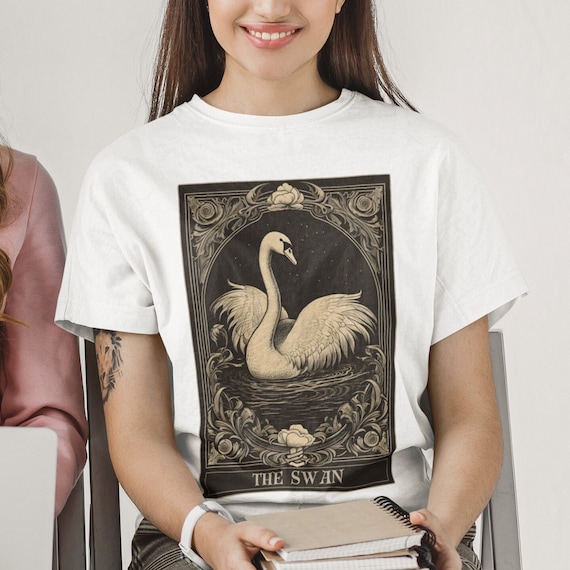 Swan Shirt, Swan Tarot Card Shirt, Swan Tshirt Swan Lover Gifts