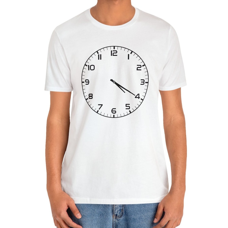 Personalized Clock Shirt, Any Hour Custom Clock T-shirt, Watch Lover ...