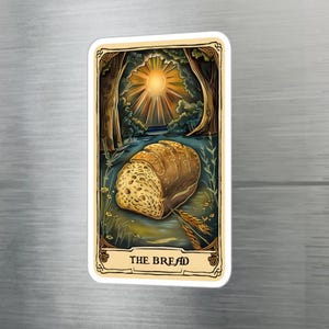 Adesivo de carta de tarô do pão adesivo de vinil à prova d'água resistente a raios UV