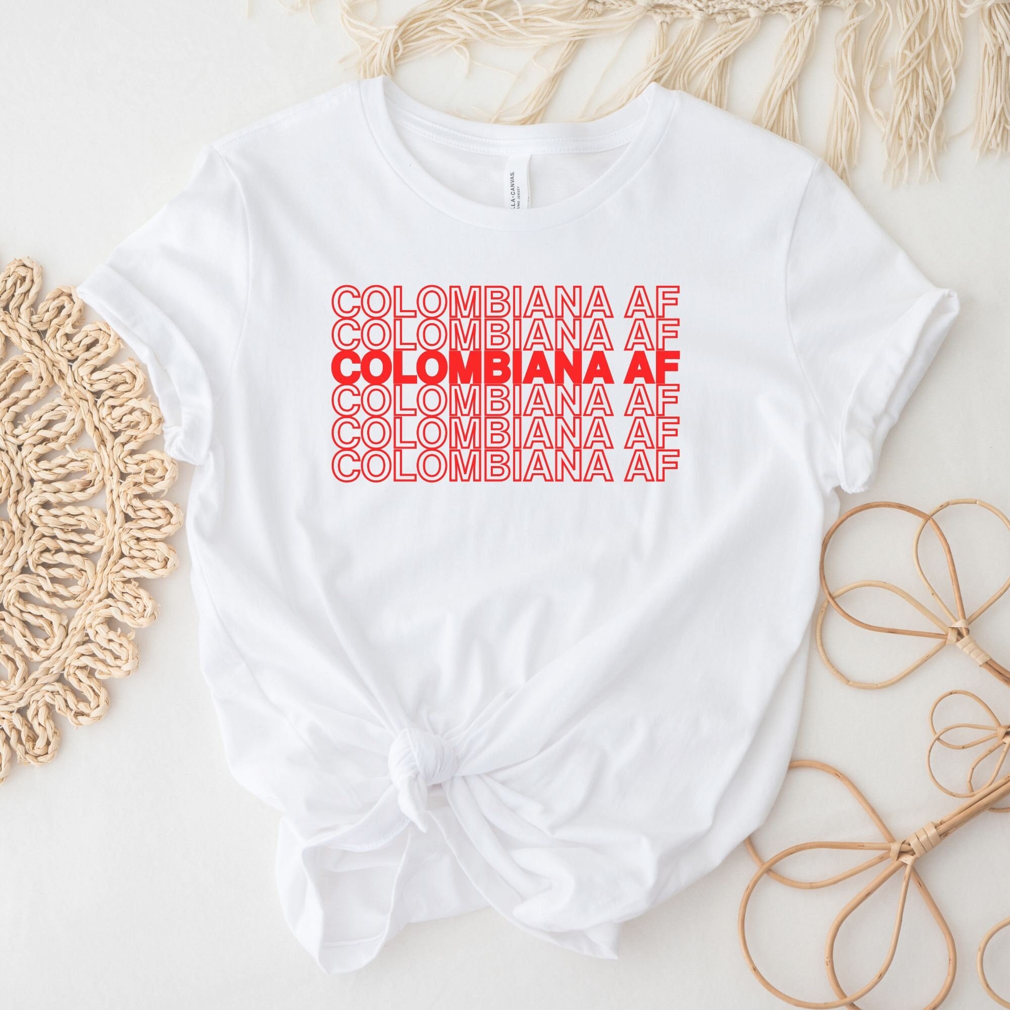 Colombiana AF T-Shirt: Latina Feminist Pride