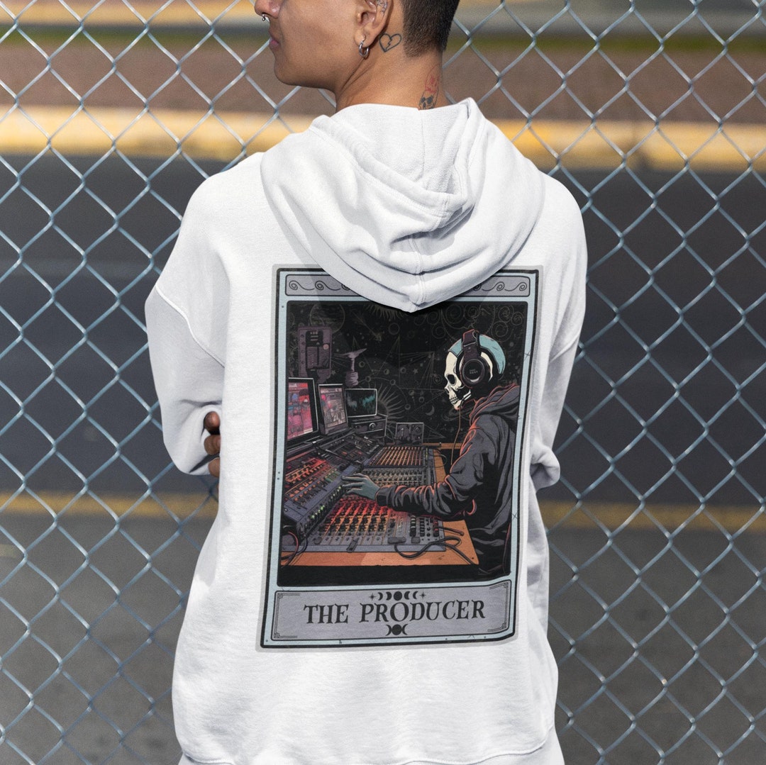 The Producer Tarot Card Hoodie: Musikaufnahmestudio-Sweatshirt - Etsy  Schweiz, image size:1080x1079