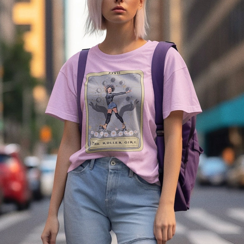 Rullskridskoåkare Tarotkort Rullskridskoåkare Rullskridskoåkare Rullskridskoåkare Roller Derby Rullskridskoåkare Flicka Rullskridskoåkare Gåva bild 3