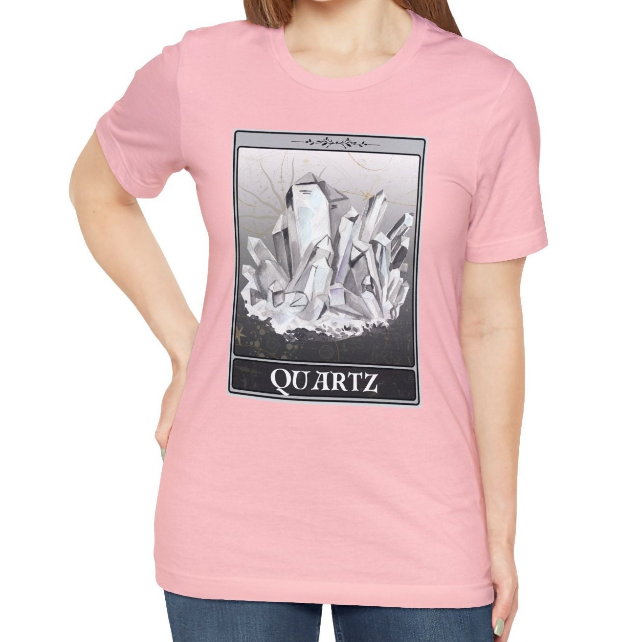 トップス CRYSTAL HEART JEWELRY T-SHIRT #1 CRYSTAL HEART JEWELRY T-SHIRT #1