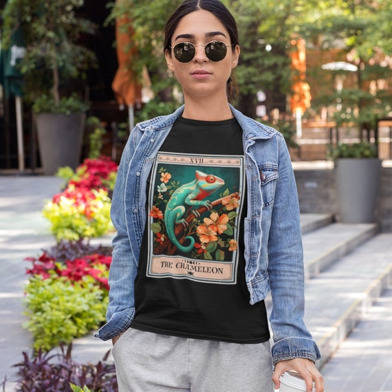 Chameleon Shirt, The Chameleon Tarot Card Shirt, Chameleon Lover Gifts