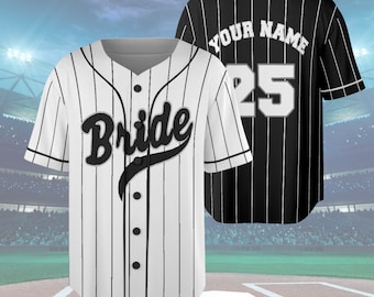 Bride and Groom Matching Baseball Jersey, Bride Groom Shirts Bride Baseball Jersey for Wedding, Honeymoon Matching Husband and Wife