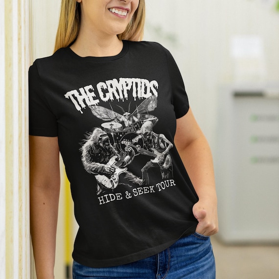 Cryptid Shirt, the Cryptids Hide and Seek Tour T-shirt, Bigfoot