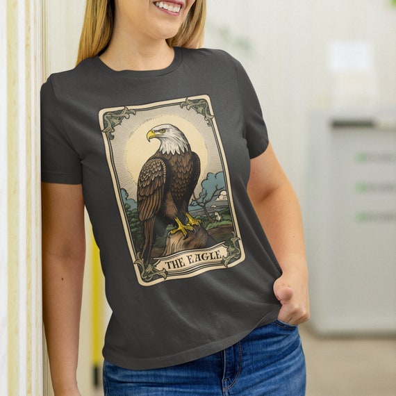 Bald Eagle Shirt, The Eagle Tarot Card Shirt, Eagle T-shirt Gift Eagle Spirit Animal