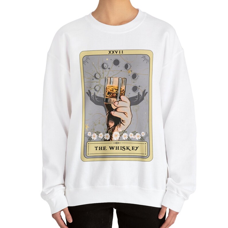 Bluza Whiskey, Bluza z Kartą Tarota Whiskey, Prezenty dla Miłośników Whiskey zdjęcie 5