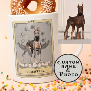 Gepersonaliseerde huisdiermok, aangepaste huisdier koffiemok, aangepaste hond foto tarotkaart kat aangepaste huisdier gif aangepaste hond mok aangepaste kat tarotkaart kat aangepaste mok