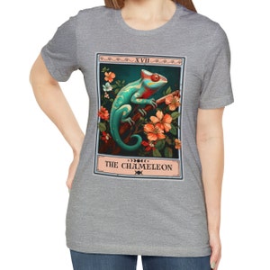 Chameleon Shirt, The Chameleon Tarot Card Shirt, Chameleon Lover Gifts image 4