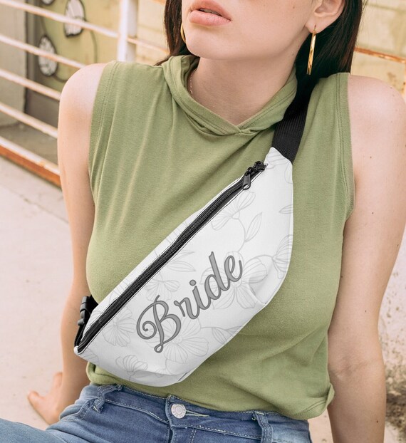 Bride Fanny Pack 14 X 6 Hip Pack Bridal Fanny Pack Bachelorette Belt Bag for Bride Wedding Fanny Pack Etsy