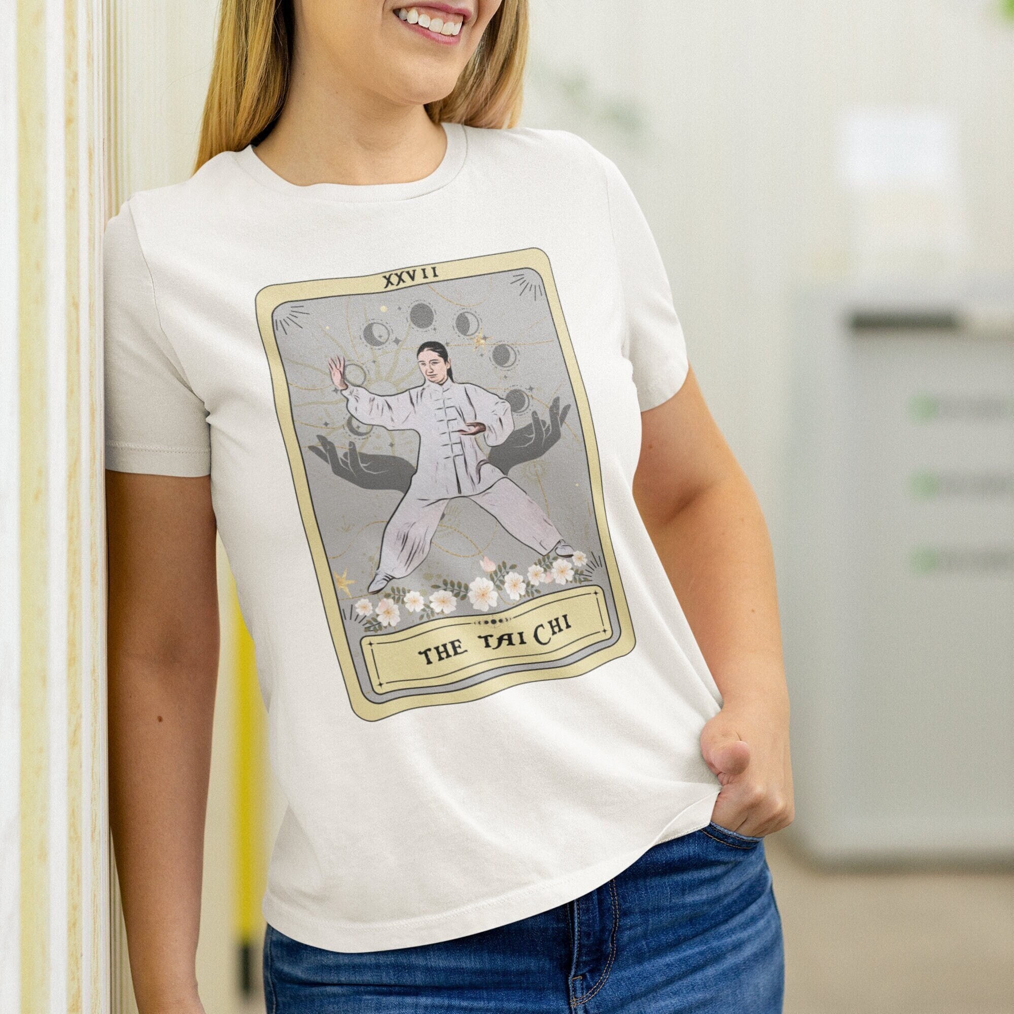 Tai Chi Shirt, The Tai Chi Tarot Card Shirt, Tai chi Lover Gift Ideas Tai Chi T-shirt Tai Chi Master Gift