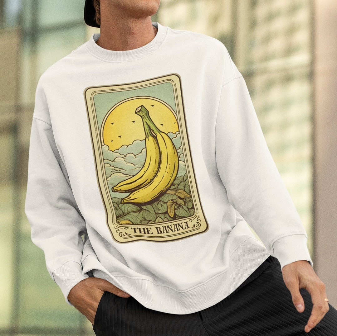 メンズ LAD MUSICIAN INKJET BANANA BIG SWEAT