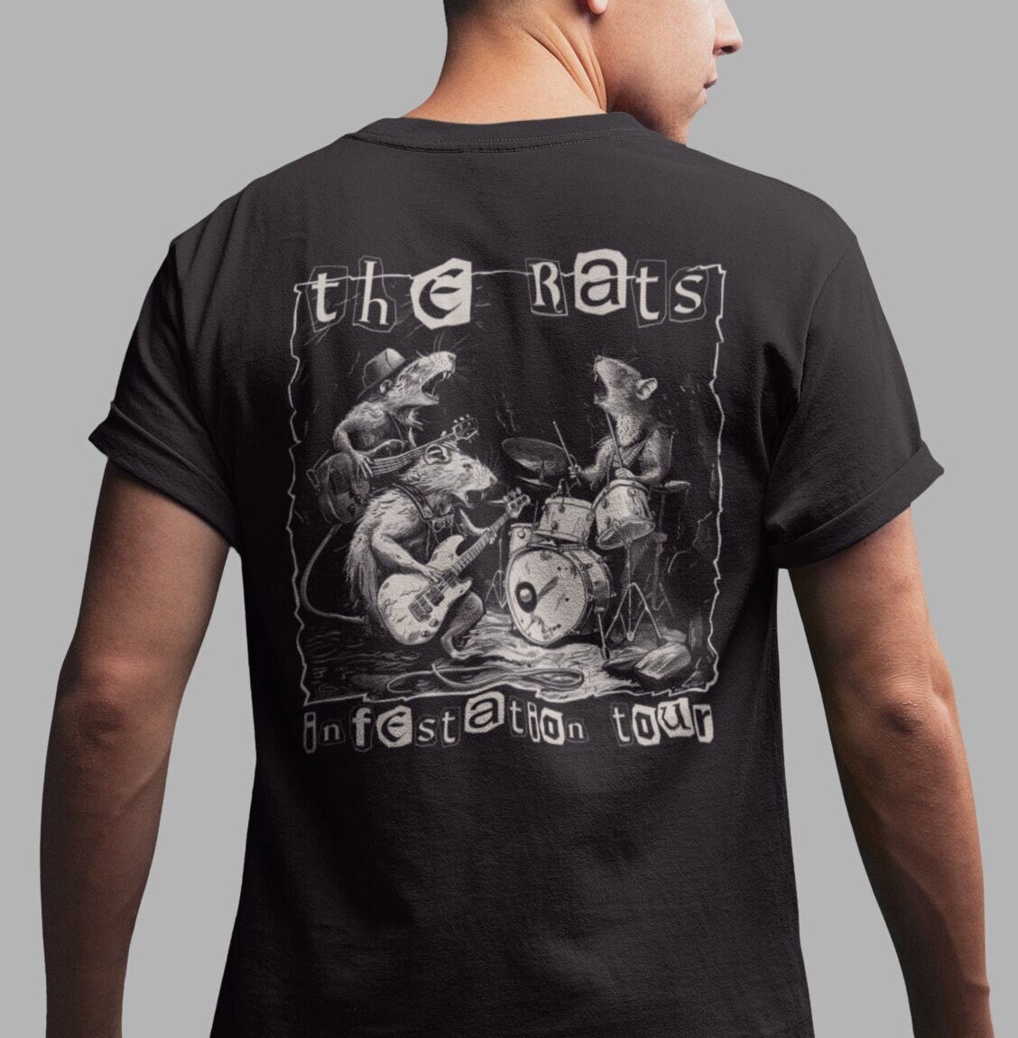 ザ・ラッツ・インフェステーション・ツアーTシャツ：バックプリント