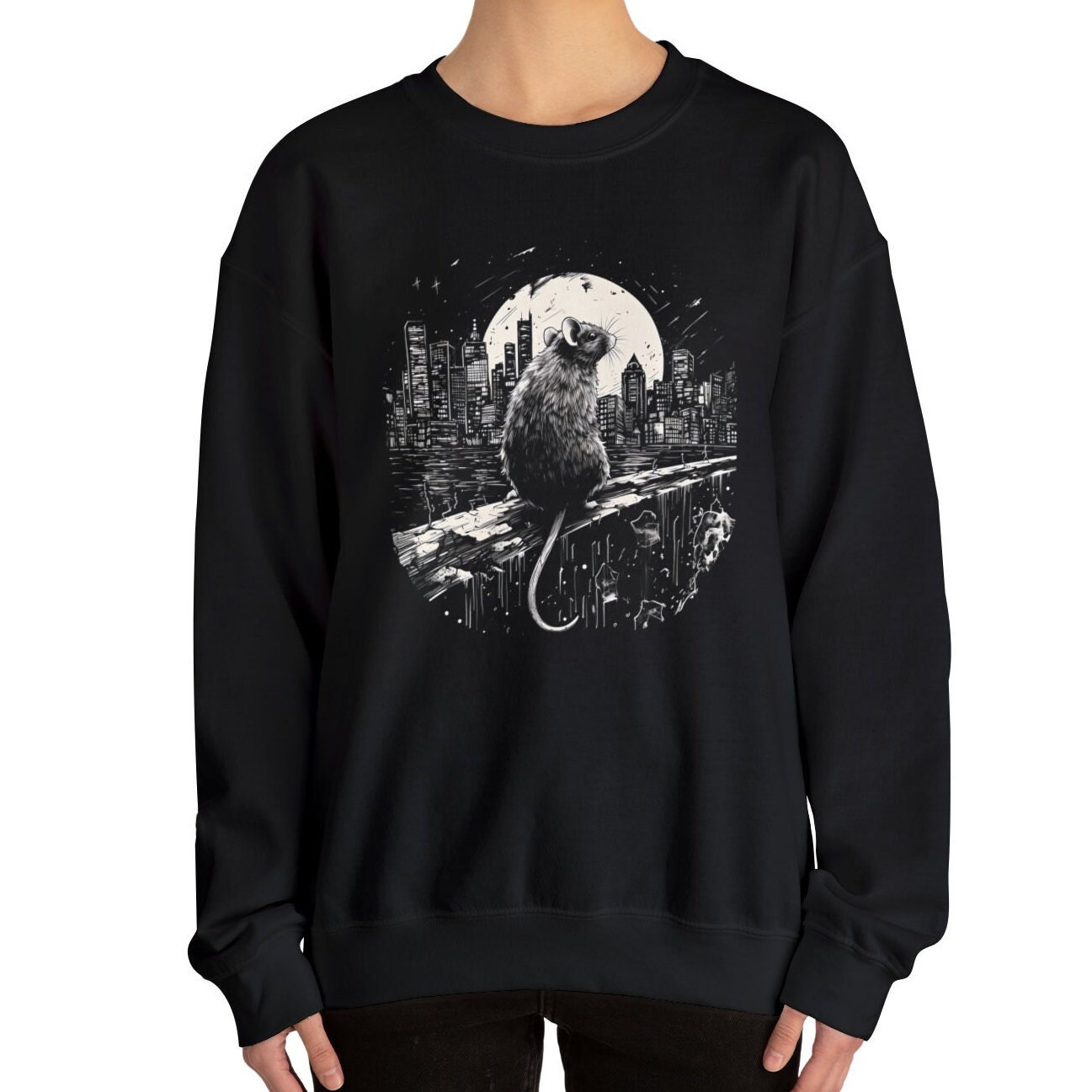 絶対一番安い Lover Rat Sweatshirt Rat City Sweatshirt, Rat Gift Rat Black トップス
