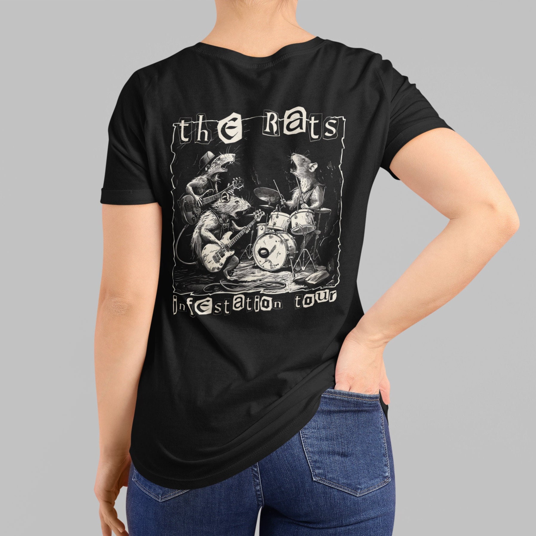 新品未使用 RATT ラット Tシャツ インフェステイション 2010 ザ・ラッツ・インフェステーション・ツアーTシャツ：バックプリント