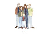 Custom family portrait ***GIFT CERTIFICATE (10% off)*** - personalized painting of your family (family portrait painting)