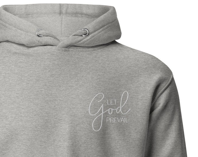 Let God Prevail Embroidered Unisex Hoodie