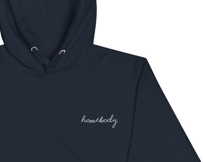 Homebody Embroidered Unisex Hoodie