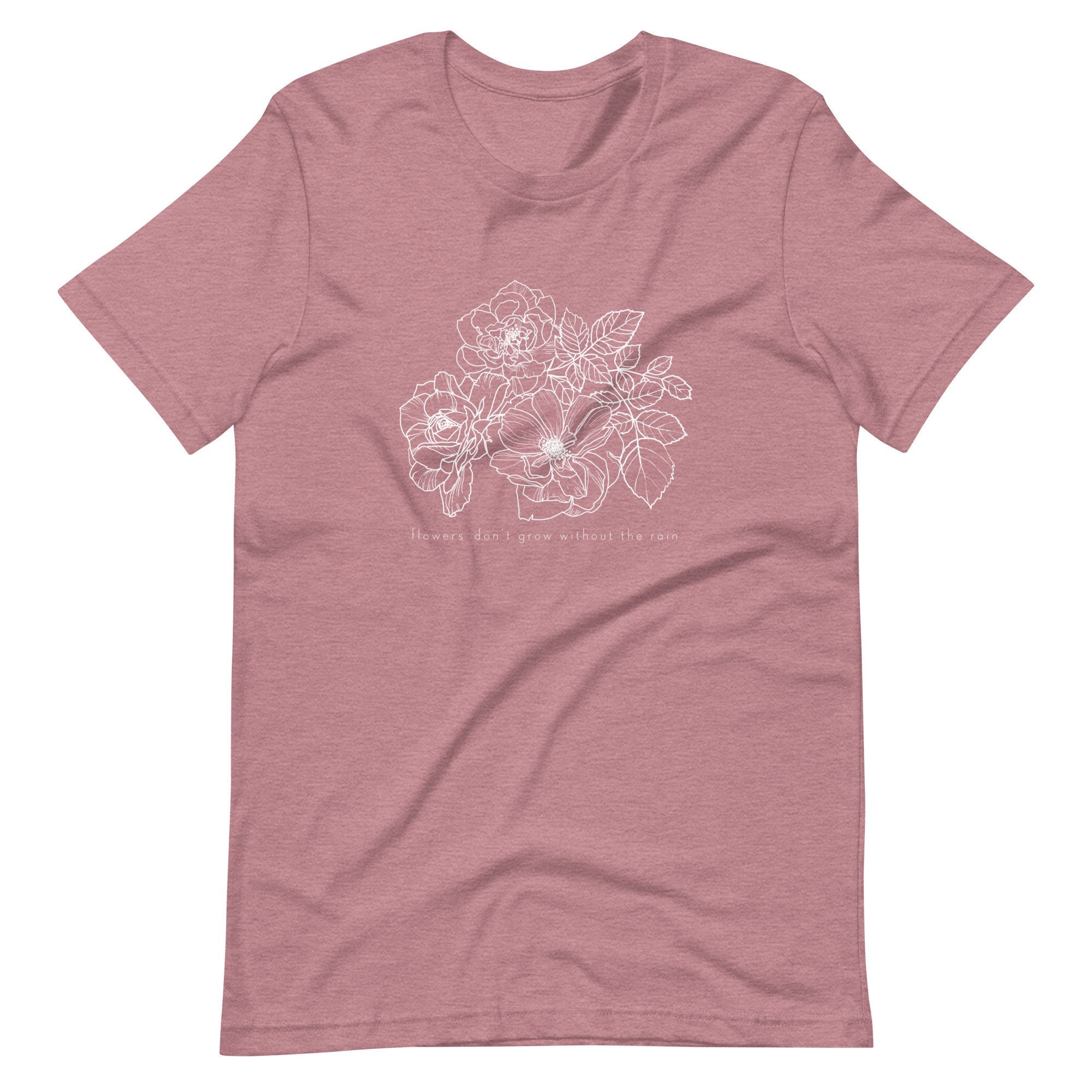 ★sinoon★Rose Flower Slim T-Shirt SINOON