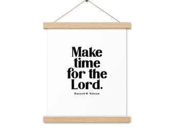 Make Time For The Lord with hanging frame