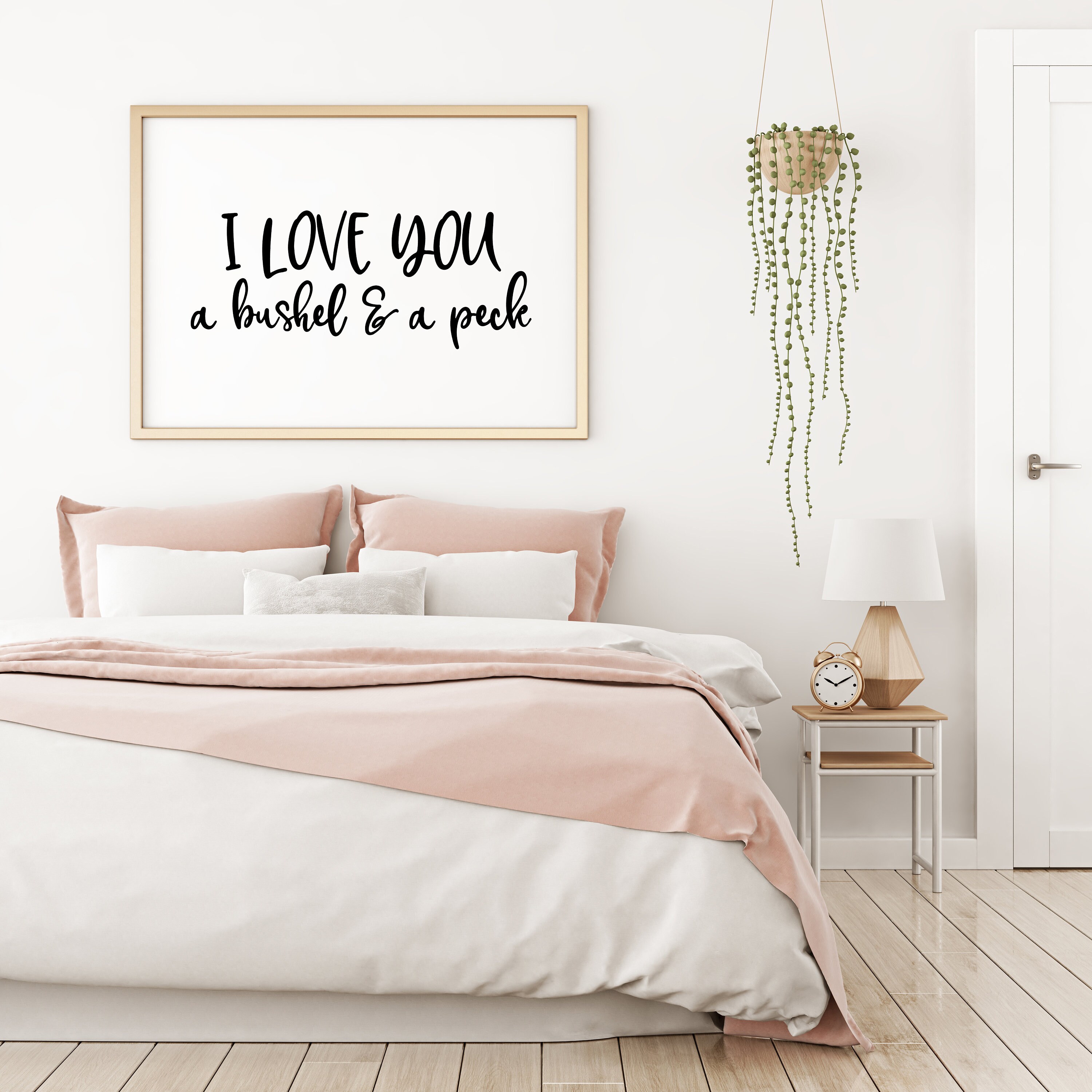 I Love You A Bushel And A Peck 5x7 8x10 11x14 Wall Print