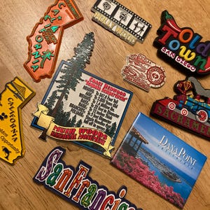 USA San Francisco 3D Wooden Fridge Magnets (Set Of 2) | Handmade Landmark Souvenir Magnets For Travel Collectibles, Gifts, Home Decor
