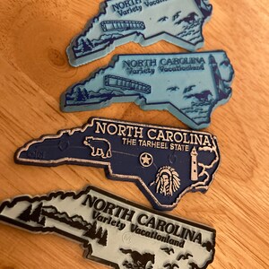 Asheville NC North Carolina     Vintage 1950's Style Travel Decal sticker 
