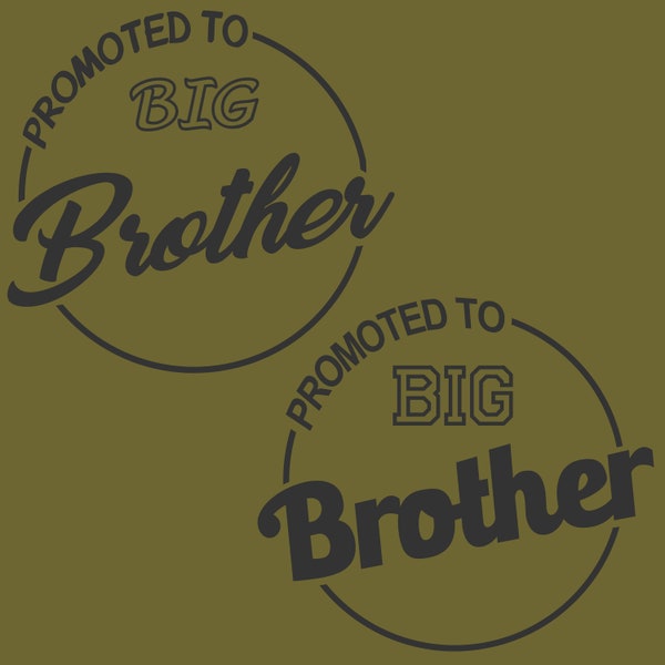 Promoted to Big Brother svg - big brother svg - big brother shirt - new sibling svg