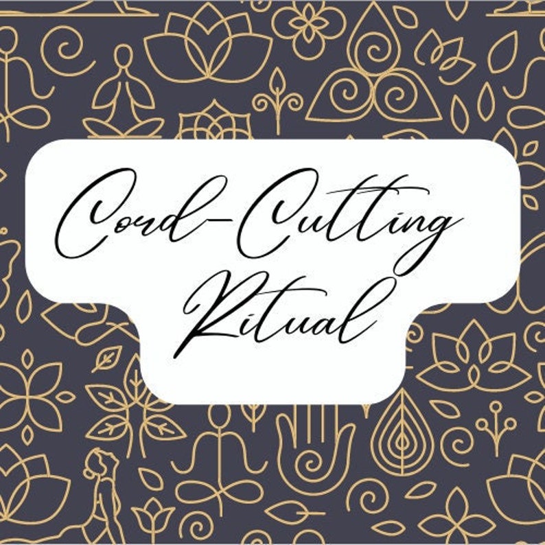 Spiritual Energy Cord Cutting Ritual Clear and Balance all of your Energy Centers Cut Negative Energetic Cords image 2