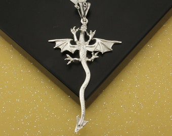 Dragon Pendant in Sterling Silver.