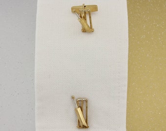 Cricket Cufflinks in 18CT Gold on Sterling Silver.