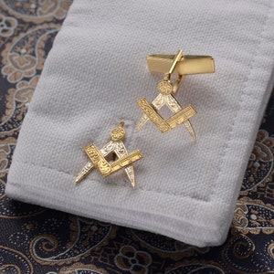 Masonic Cufflinks without G.