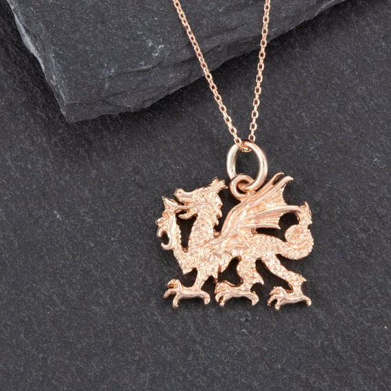 Cymru Welsh Gold Feathers Pendant | Welsh Gold Shop