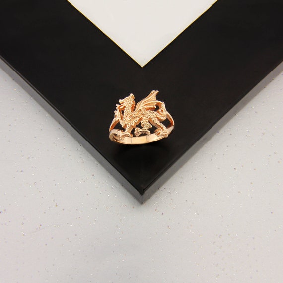Rose gold outlet dragon ring