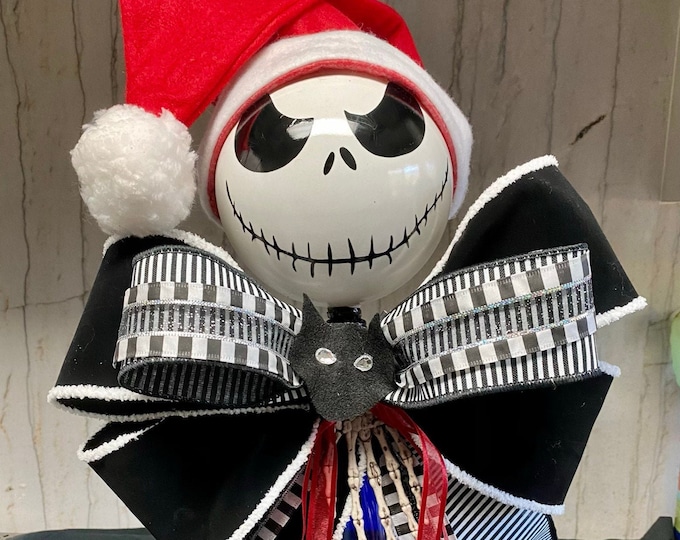 Nightmare Before Christmas Tree Topper, Jack Skellington Tree Topper